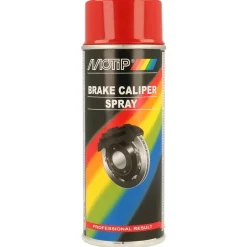 Vernice spray per pinze freni auto rosso Motip 400 ml