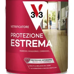 Vetrificatore parquet incolore satinato protezione estrema 2,5 lt