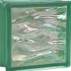 Vetrocemento BM Aqua madreperla smeraldo 19x19x8 cm