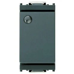Vimar Idea interruttore 1P 16AX 250 V luminoso colore grigio
