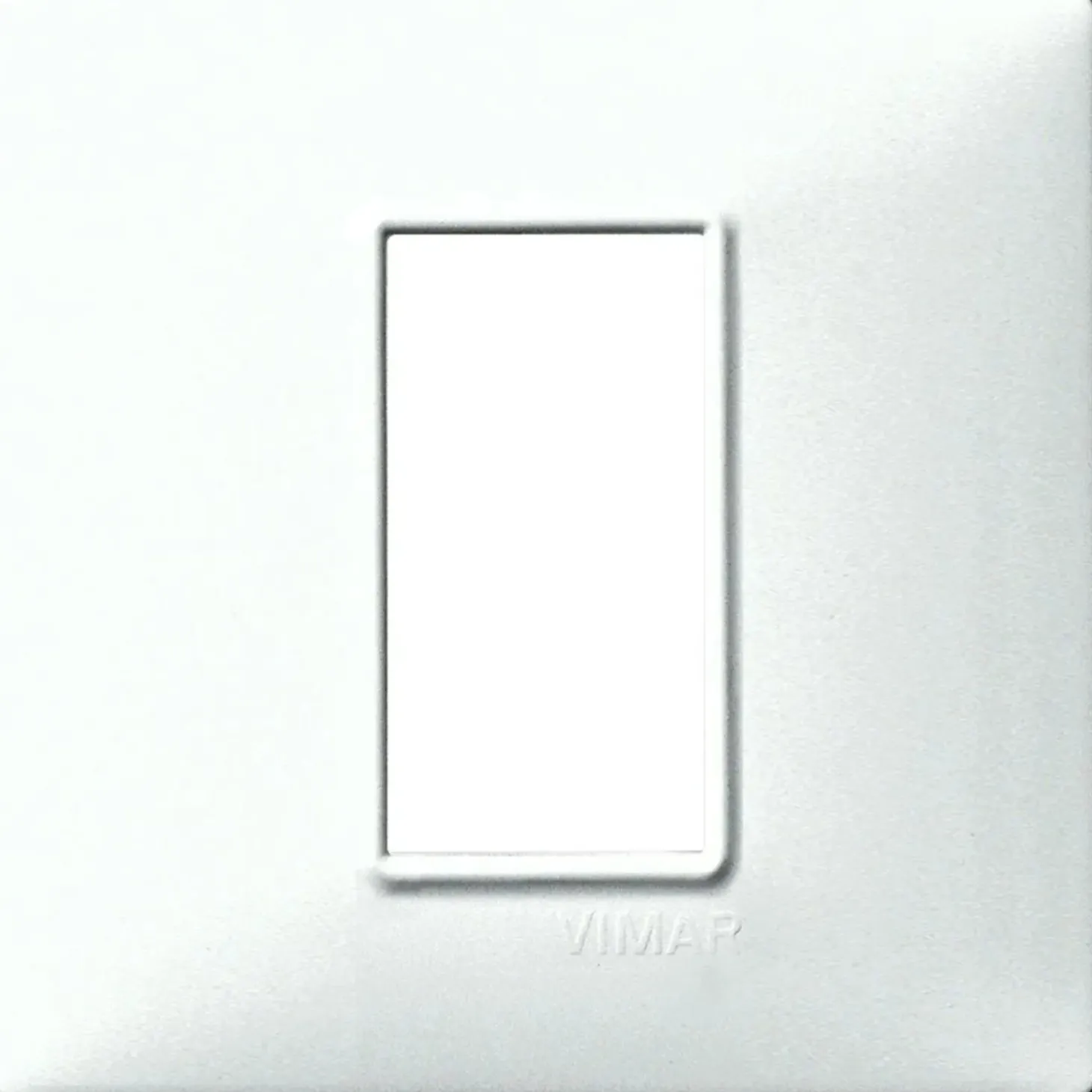 Vimar Plana placca 1M per pannelli colore bianco 80 x 80