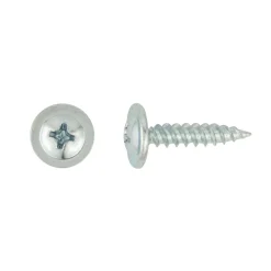 Vite per cartongesso testa tonda ranellata PH2 zincata 4,2x13 mm 12 pz