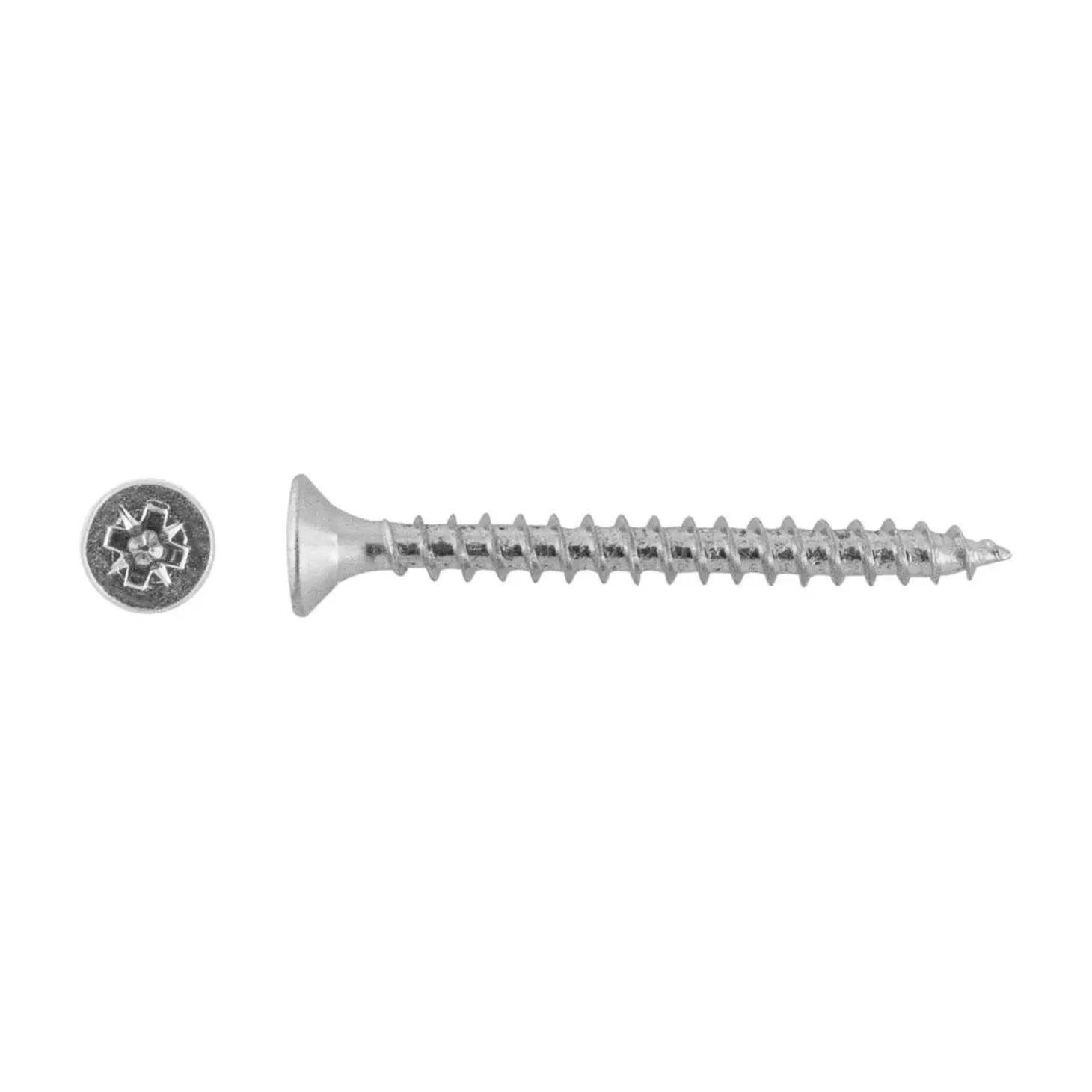 Vite per legno testa piana svasata acciaio inox 3,5x25 mm 20 pz
