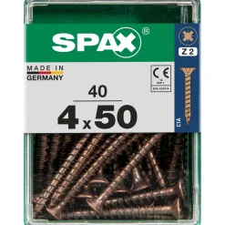 Vite SPAX TSP POZI bronzata 4x50 M 40 pz