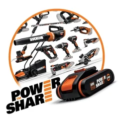 Worx tagliabordi 2 in 1 a batteria 20 V/2 Ah al litio