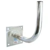 Zanca in ferro zincato a L per parabole 46 cm