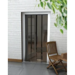 Zanzariera a tenda lamelle 95x220 cm antracite