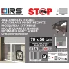 Zanzariera estensibile con gattaiola Irs 70x50 cm argento