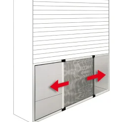 Zanzariera estensibile Irs Telesio 70x50 cm grigio